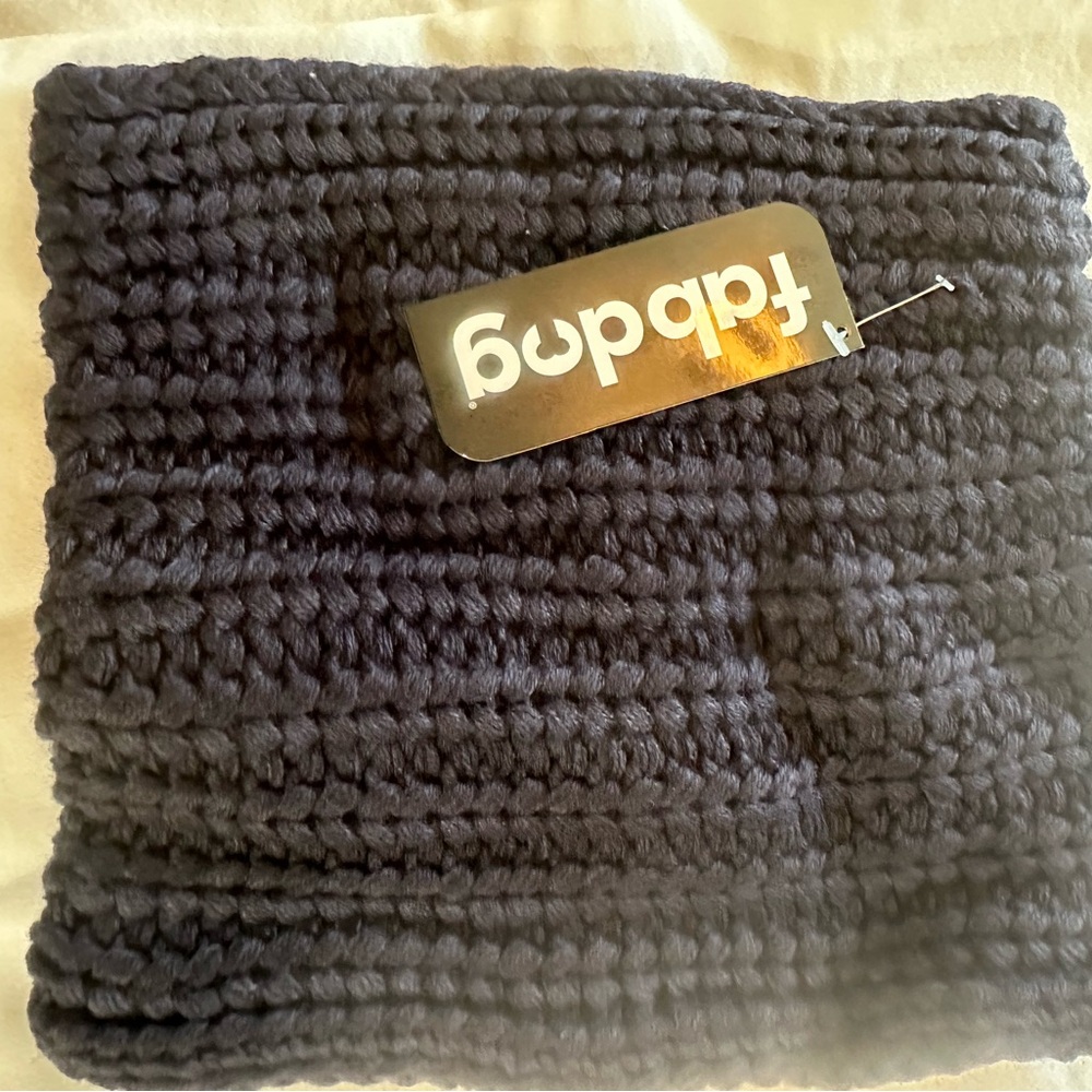 Navy Infinity Scarf - Picture 7 of 8